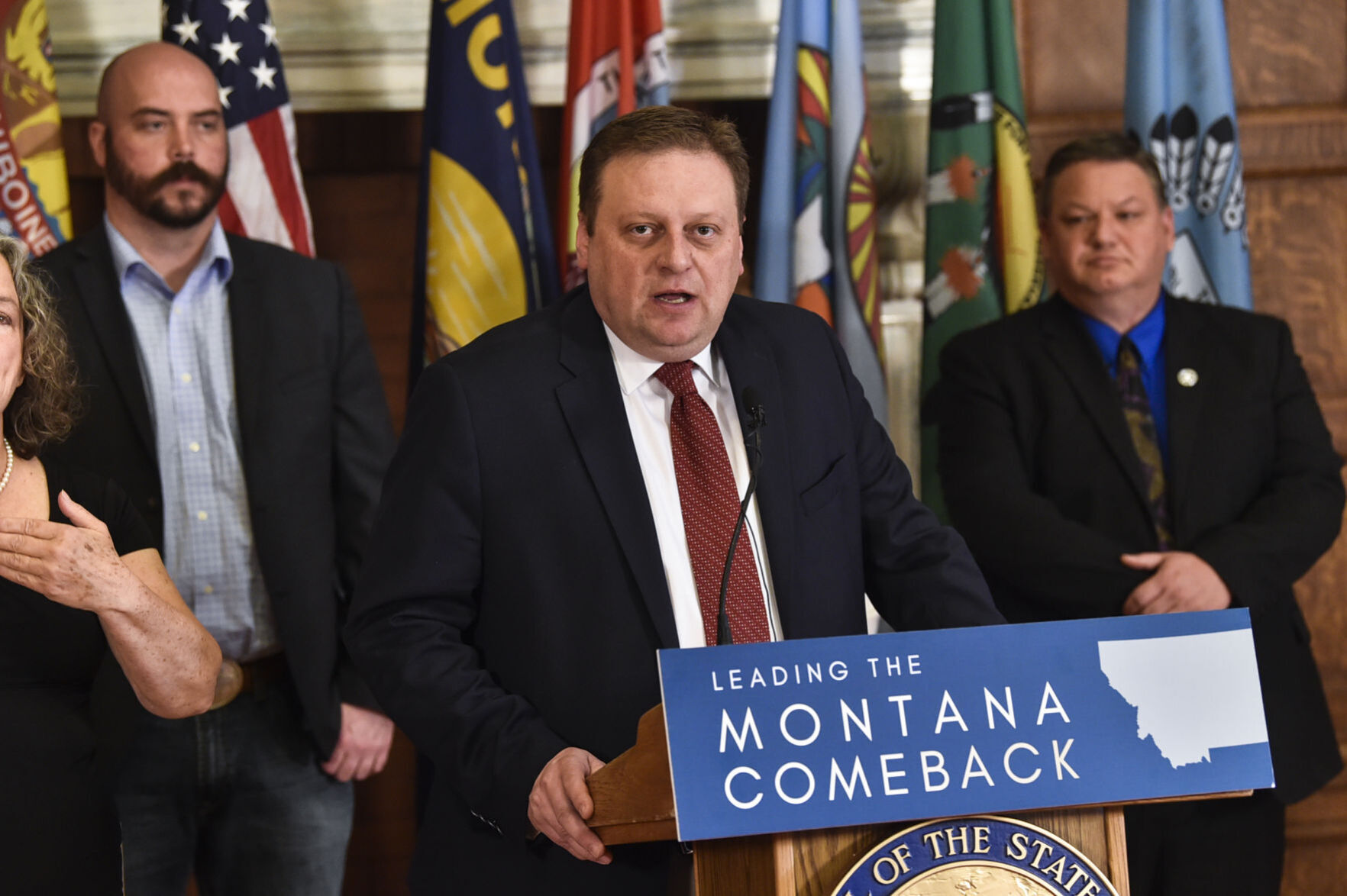 Senate President Mark Blasdel, R-Kalispell,